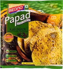 BIKANO PAPAD KALI MIRCH